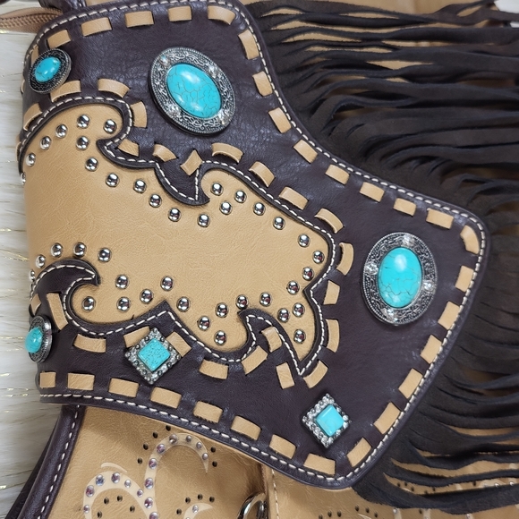 Montana West Fringe Purse - Picture 3 of 11